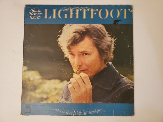 Gordon Lightfoot Back Here on Earth vinyl record