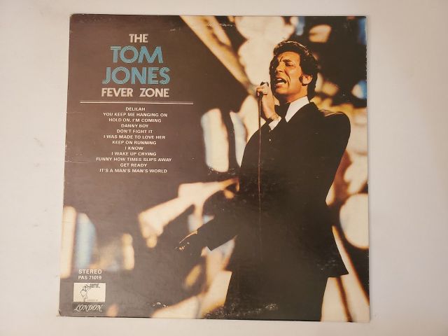 Tom Jones Fever Zone vinyl record