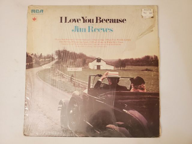Jim Reeves I Love You Because vinyl record