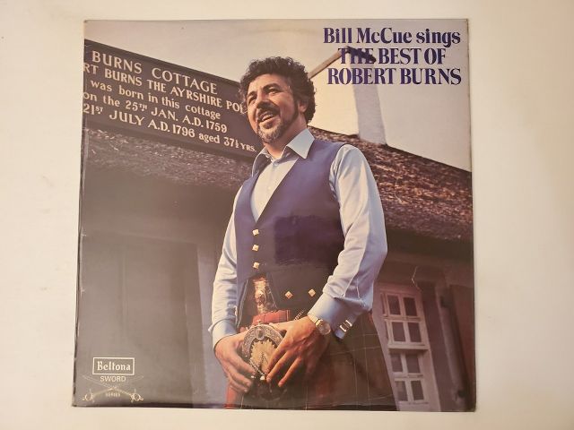 Bill McCue Sings The Best of Robert Burns vinyl record