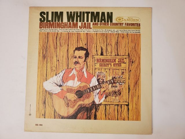 Slim Whitman Birmingham Jail and Other Country Favorites vinyl record