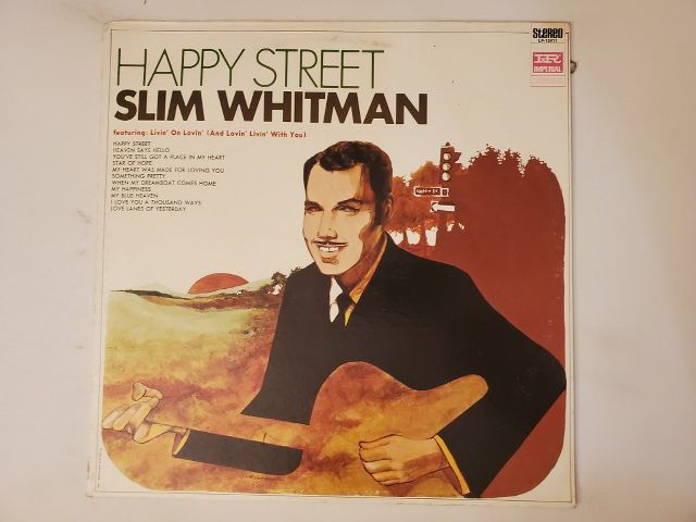 Slim Whitman Happy Street vinyl record