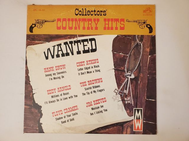 Various Artists Collectors' Country Hits vinyl record
