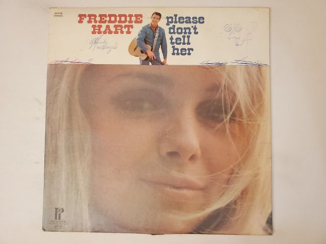 Freddie Hart Please Don't Tell Her vinyl record