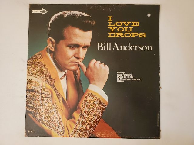 Bill Anderson I Love You Drops vinyl record