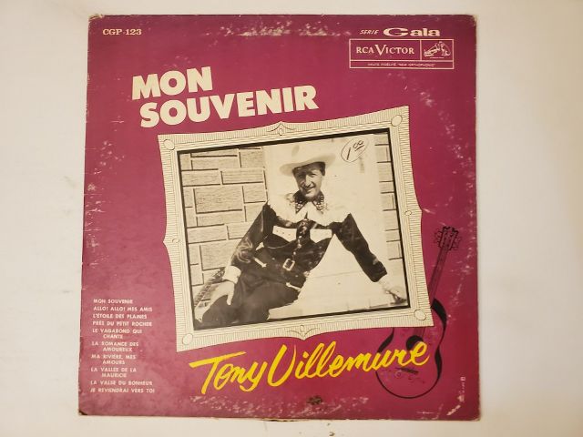 Tony Villermeure Mon Souvenir vinyl record