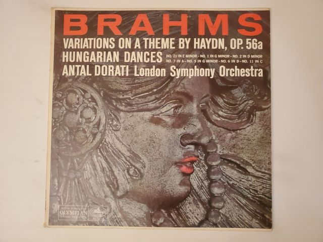 Antal Dorati, London Symphony Orchestra Brahms: Variations on a Theme by Haydn, Op. 56a / Hungarian Dances vinyl record