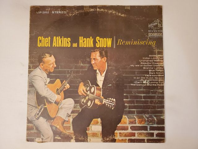 Chet Atkins and Hank Snow Reminiscing vinyl record