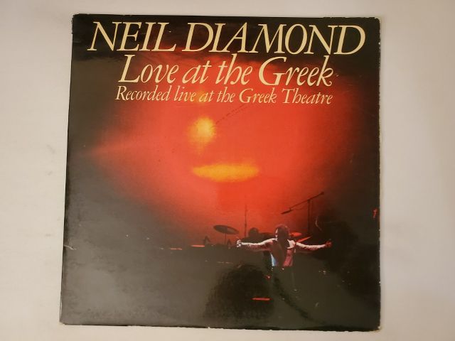 Neil Diamond Love at the Greek vinyl record