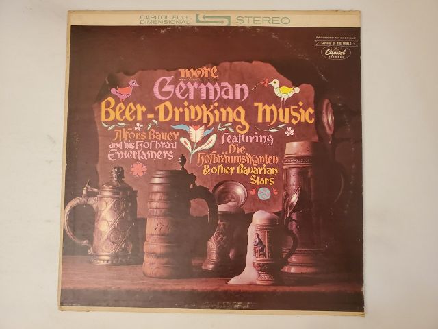 Alfons Bauer and His Hofbrau Entertainers More German Beer-Drinking Music vinyl record