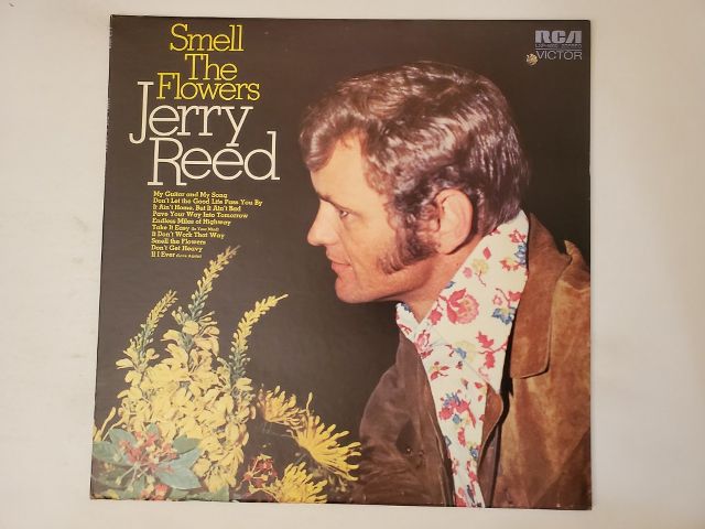 Jerry Reed Smell The Flowers vinyl record