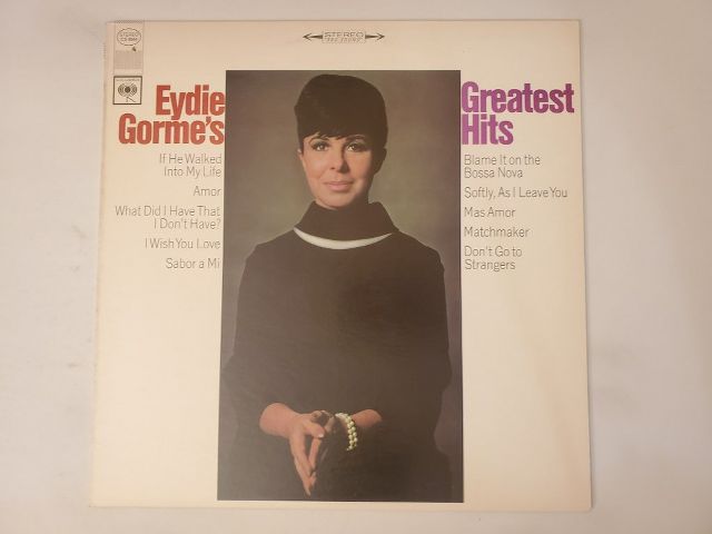 Eydie Gorme Eydie Gorm?'s Greatest Hits vinyl record