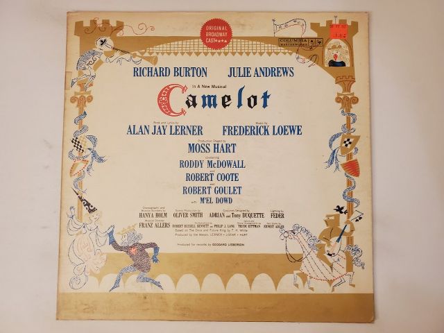 Original Broadway Cast Camelot vinyl record