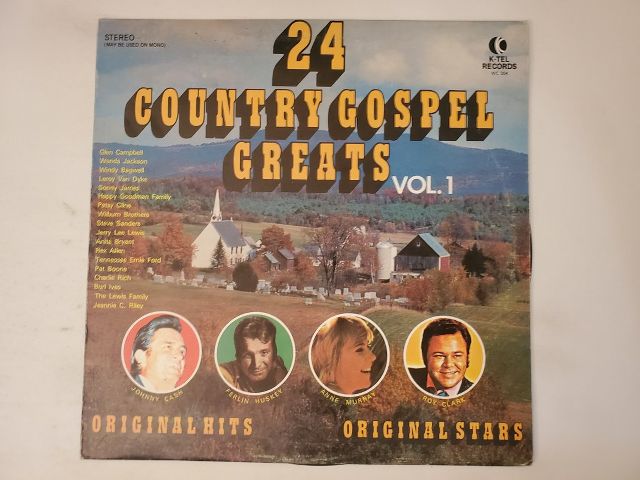 Various Artists 24 Country Gospel Greats Vol. 1 vinyl record