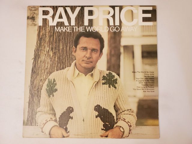 Ray Price Make the World Go Away vinyl record