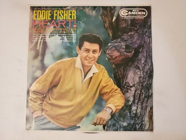 Eddie Fisher Heart! vinyl record