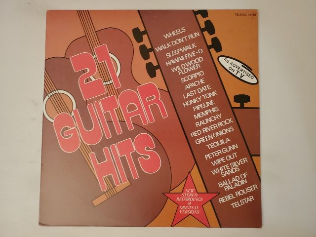 Various Artists 21 Guitar Hits vinyl record