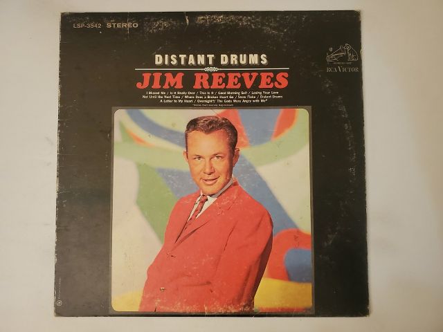 Jim Reeves Distant Drums vinyl record