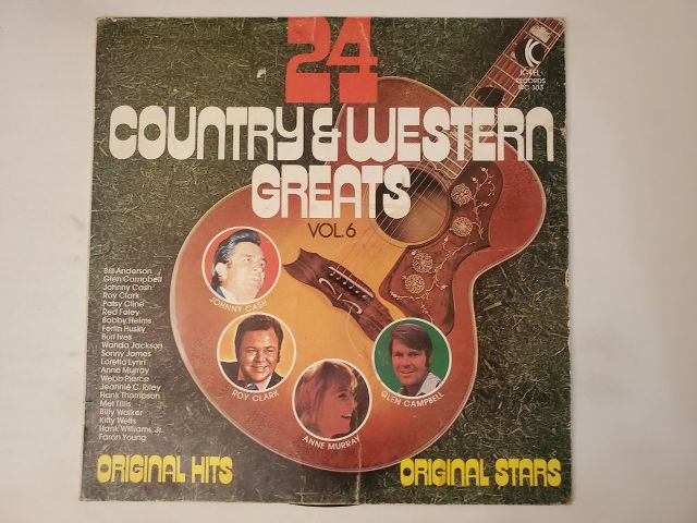 Various Artists 24 Country & Western Greats Vol. 6 vinyl record