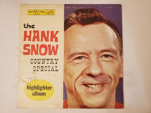 Hank Snow Country Special vinyl record