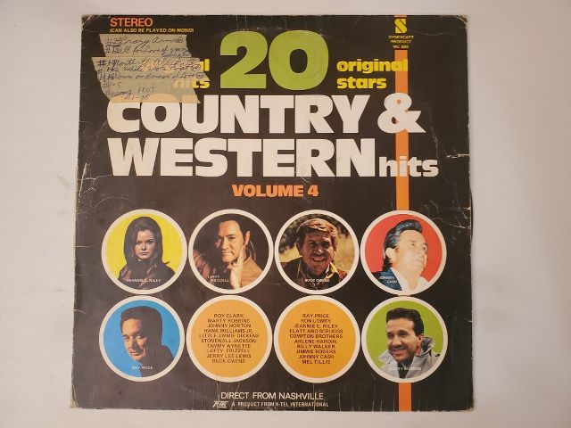 Various Artists 20 Original Stars: Country & Western Hits Volume 4 vinyl record