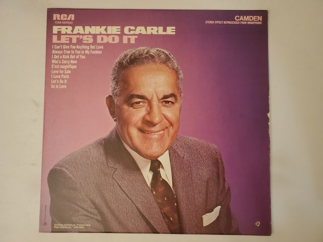 Frankie Carle Let's Do It vinyl record