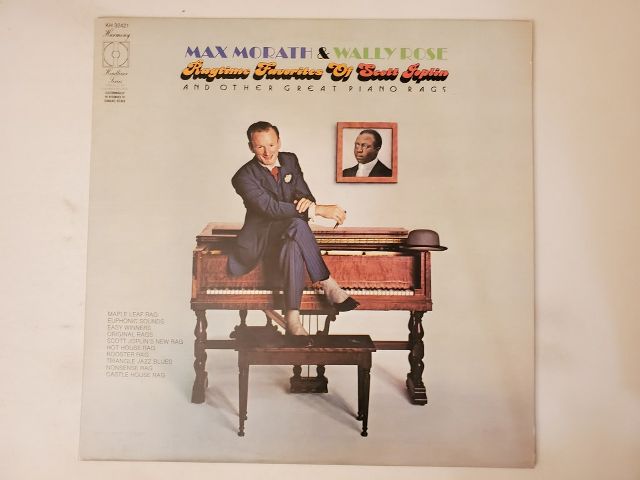 Max Morath & Wally Rose Ragtime Favorites of Scott Joplin and Other Great Piano Rags vinyl record