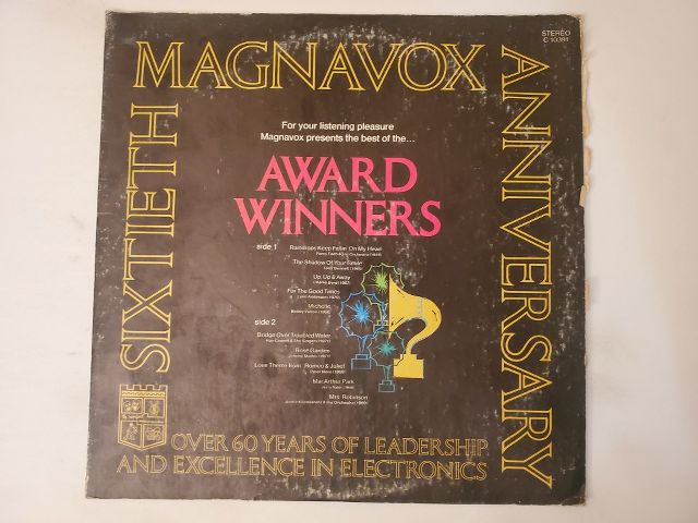 Various Artists Magnavox Sixtieth Anniversary Award Winners vinyl record