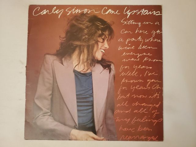 Carly Simon Come Upstairs vinyl record