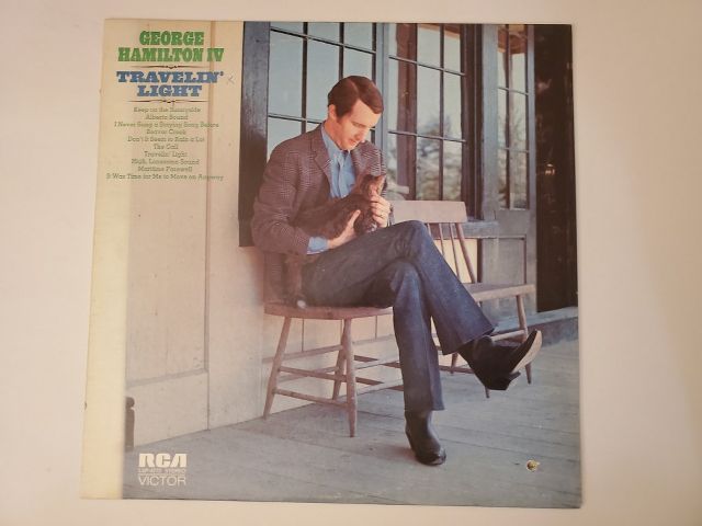 George Hamilton IV Travelin' Light vinyl record
