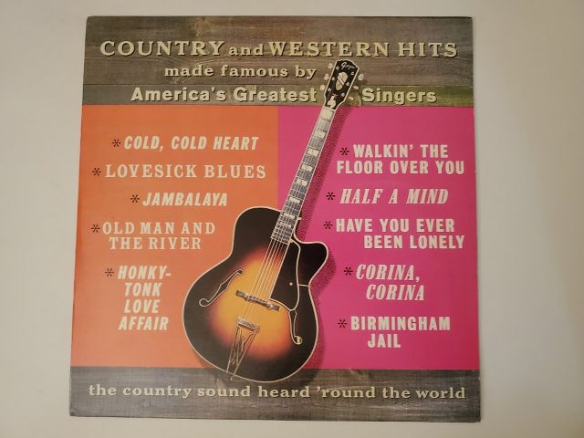 Various Artists Country and Western Hits vinyl record