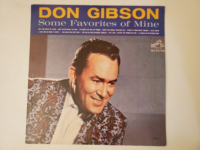 Don Gibson Some Favorites of Mine vinyl record