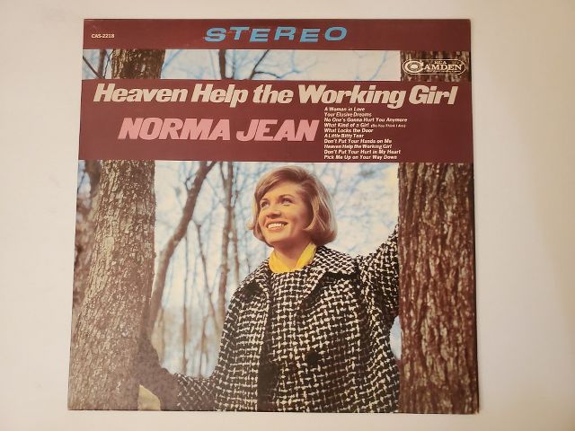 Norma Jean Heaven Help the Working Girl vinyl record