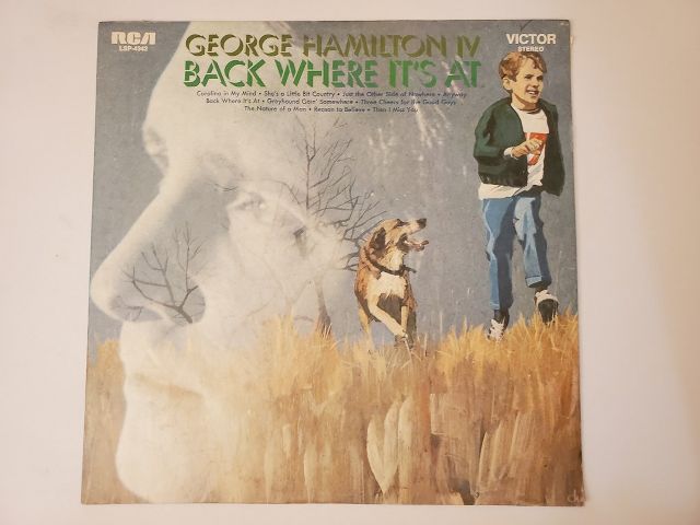 George Hamilton IV Back Where It's At vinyl record
