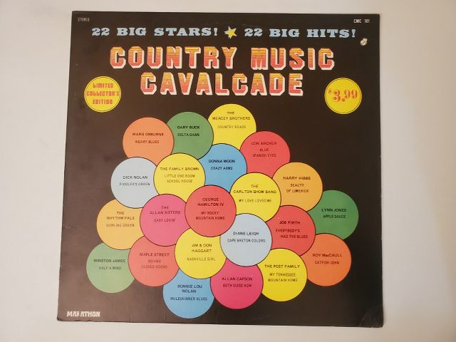 Various Artists Country Music Cavalcade vinyl record