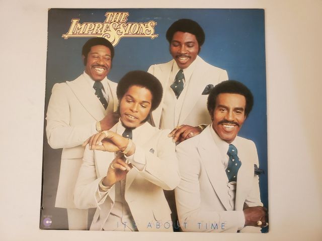 The Impressions It's About Time vinyl record