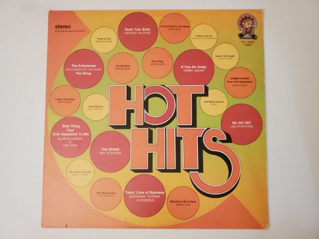 Various Artists Hot Hits vinyl record