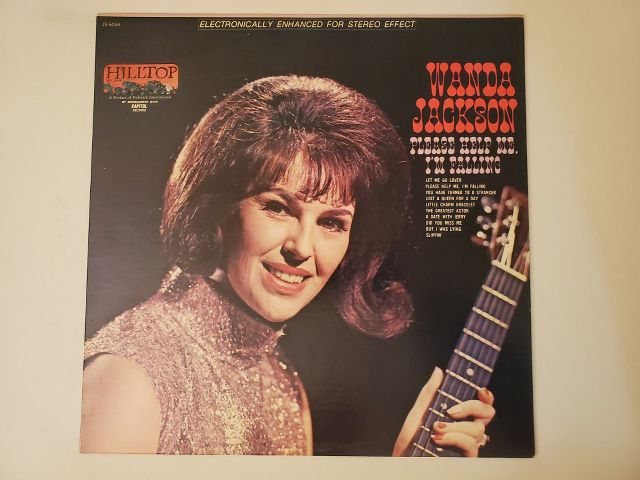 Wanda Jackson Please Help Me, I'm Falling vinyl record