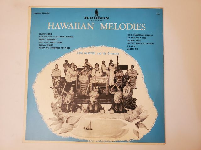 Lani McIntire and his Orchestra Hawaiian Melodies vinyl record