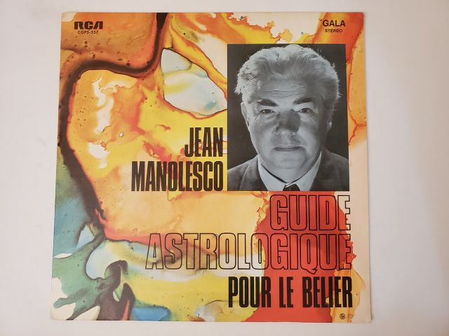 Jean Manolesco Guide Astrologique Pour Le B?lier vinyl record