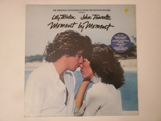 Various Artists Moment by Moment (Soundtrack) vinyl record