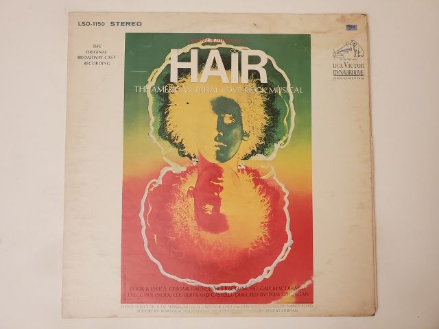 Original Broadway Cast Hair: The American Tribal Love-Rock Musical vinyl record