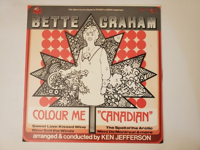Bette Graham Colour Me 'Canadian' vinyl record