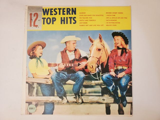 Unknown Western Top Hits vinyl record