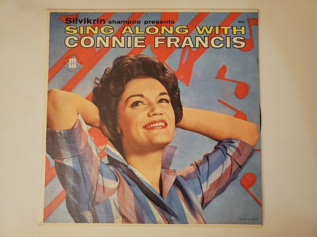 Connie Francis Sing Along with Connie Francis vinyl record