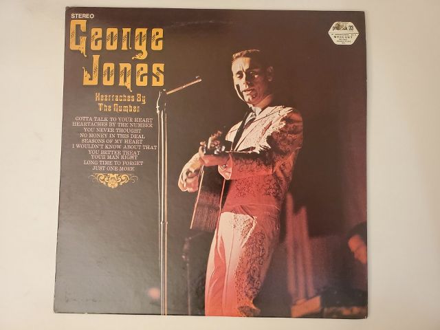 George Jones Heartaches By The Number vinyl record