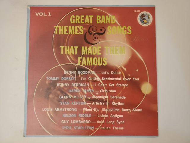 Various Artists Great Band Themes & Songs That Made Them Famous, Vol 1 vinyl record