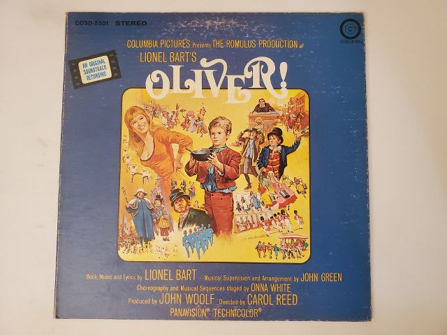 Lionel Bart Oliver! Original Soundtrack vinyl record