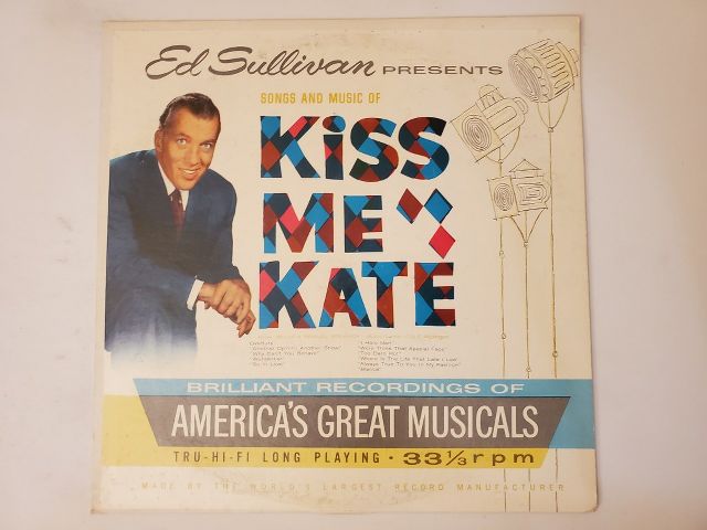 Cole Porter Songs and Music of Kiss Me, Kate vinyl record