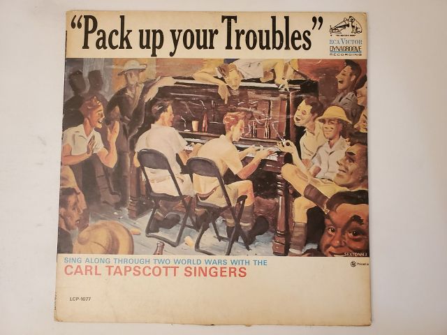 Carl Tapscott Singers Pack up Your Troubles vinyl record